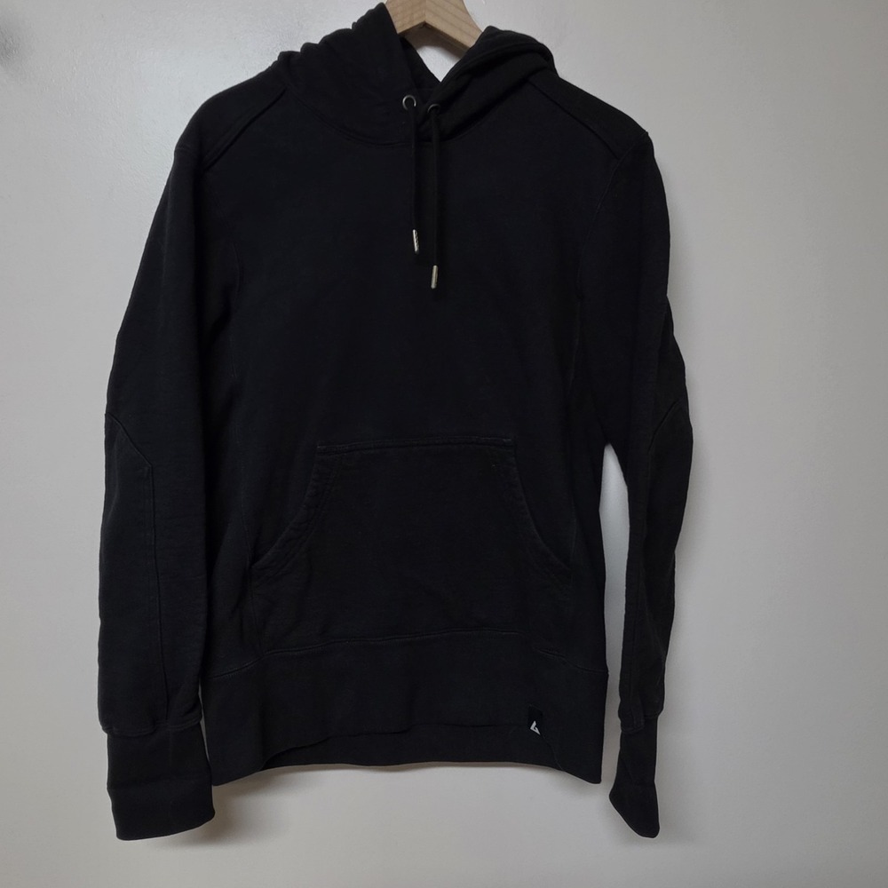 American Giant Classic Heavyweight Pullover Hoodie Black Mens Small Made in USA